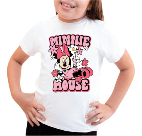 Camiseta Camisa Minnie Mouse Rosa