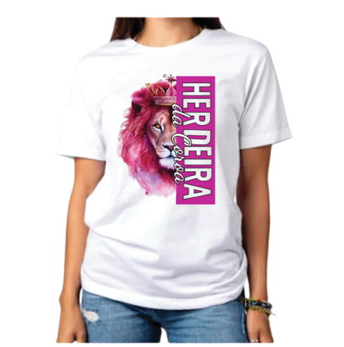 Camiseta Herdeira da Coroa Mulher Religião
