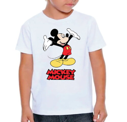 Camiseta Infantil Mickey Mouse