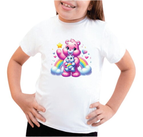 Camiseta Infantil Personalizada Ursinhos Carinhosos