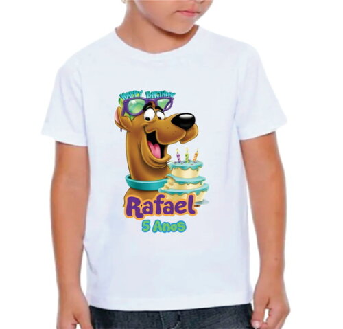 Camiseta para Aniversario Scooby Doo