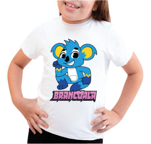 Camiseta para Meninas Brancoala