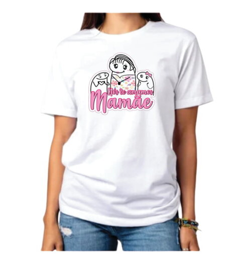 Camiseta para Presente para Dia das Mães Nós Te Amamos