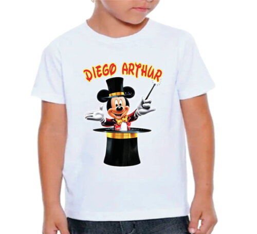 Camiseta Personalizada Infantil Circo do Mickey