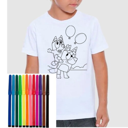 Camiseta Personalizada para Colorir Quantas Vezes Desejar