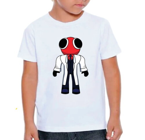Camiseta Personalizada Rainbow Friends Red