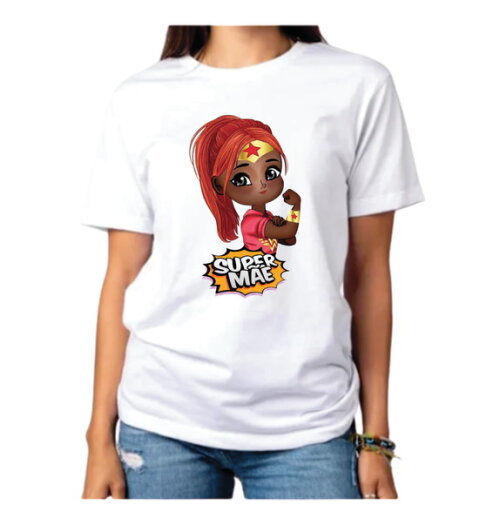 Camiseta Personalizada Super Mãe Dia das Mães