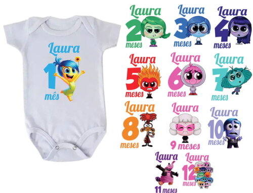 Kit Body Mesversario Divertidamente