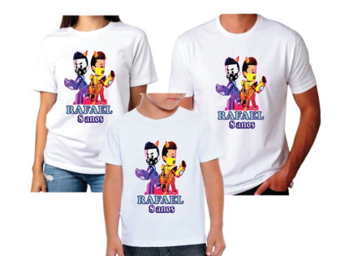 Kit Camiseta para Familia Pk Xd