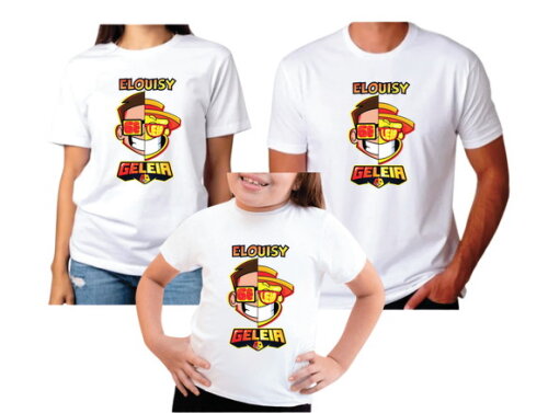 Kit Camiseta Youtuber Geleia