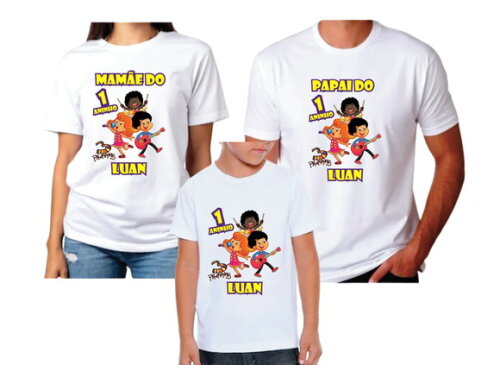 Kit Familia para Aniversario 3 Palavrinhas