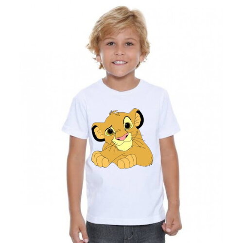 13camiseta Infantil Rei Leao