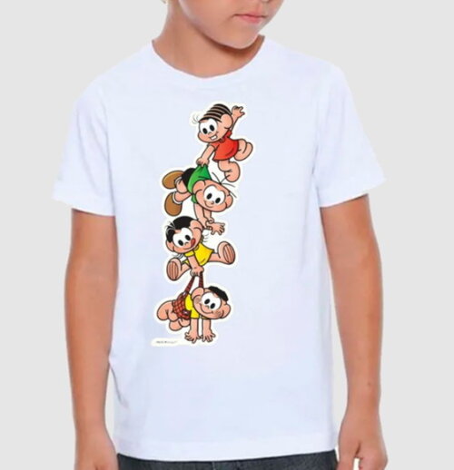 2 Camiseta Infantil Turma da Monica Promoção