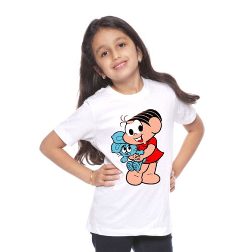 2 Camiseta Personalizada Cascao Turma da Monica