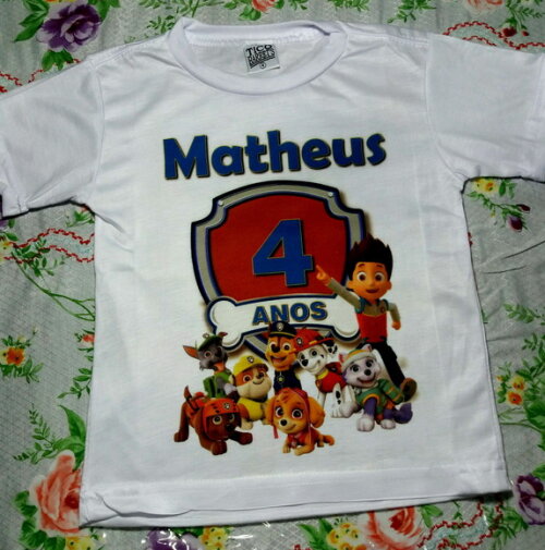 24 Camisetas Patrulha Canina
