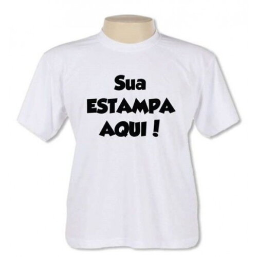 20 Camiseta Personalizada Branca Basica