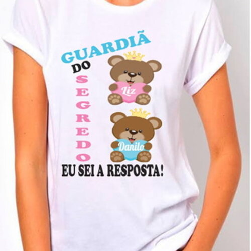 20 Camiseta para Chá de Revelação