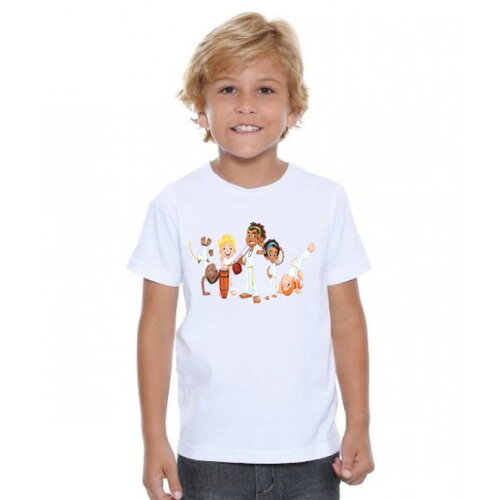 28 Camiseta Infantil Capoeira
