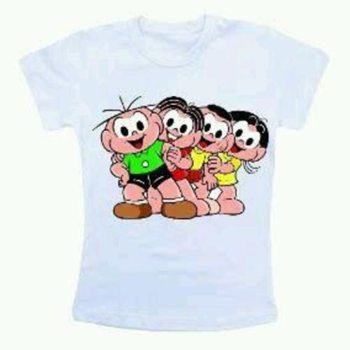 4 Camisetas Turma da Monica
