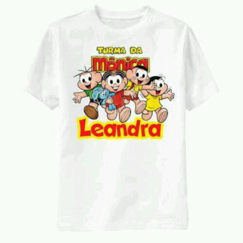 4 Camisetas Turma da Monica