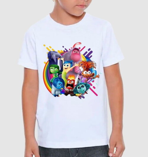 5 Camiseta Divertidamente a Turma Toda