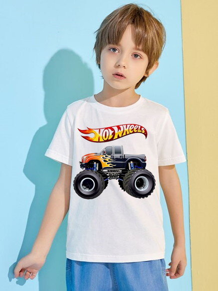 Blusa Infantil Hot Wheels Promoçao