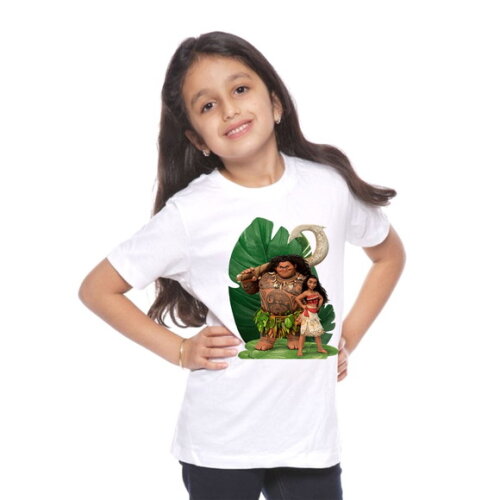 blusa infantil para aniversario de criança tema moana
