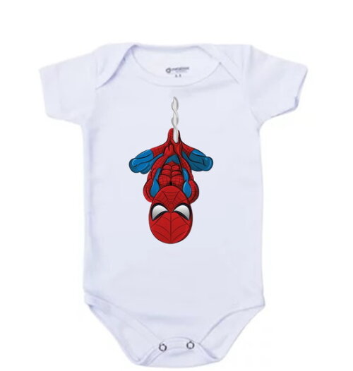 Body Estampado Homem Aranha