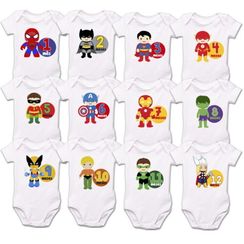 body mesversario super heroi