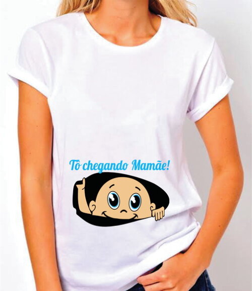 Camisa Camiseta Blusa Roupa Chá De Bebê