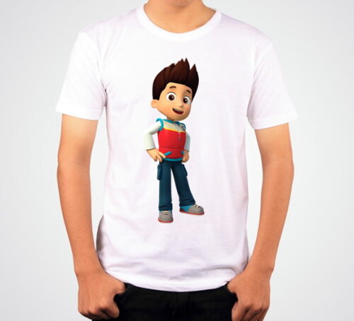 Camisa Camiseta Infantil Patrulha Canina Ryder