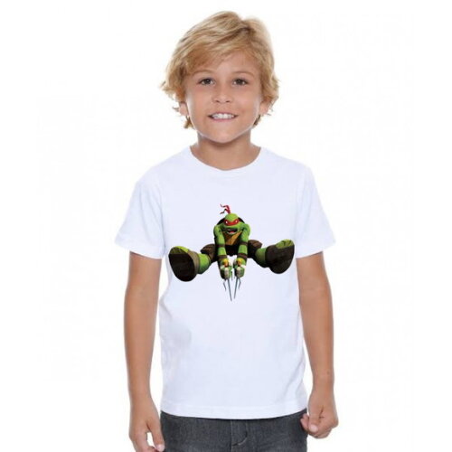 Camisa Camiseta Infantil Tartaruga Ninja