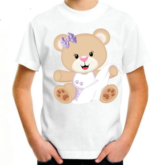 camisa camiseta infantil ursinha baby