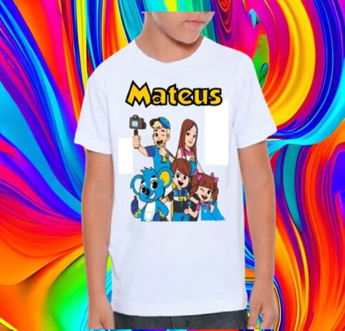 Camisa com Nome da Criança Brancoala e Familia