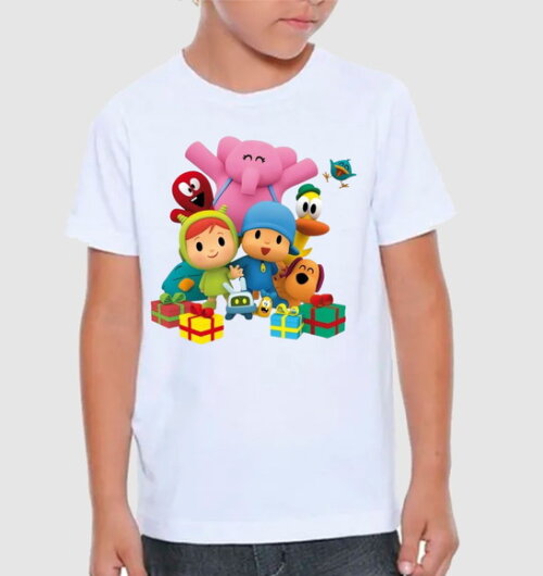 Camisa Infantil Aniversario Pocoyo