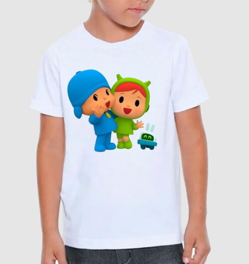 Camisa Infantil Aniversario Pocoyo Colocamos Nome