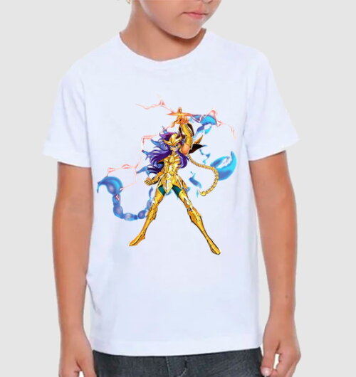 Camisa Infantil Cavaleiro do Zodiacos