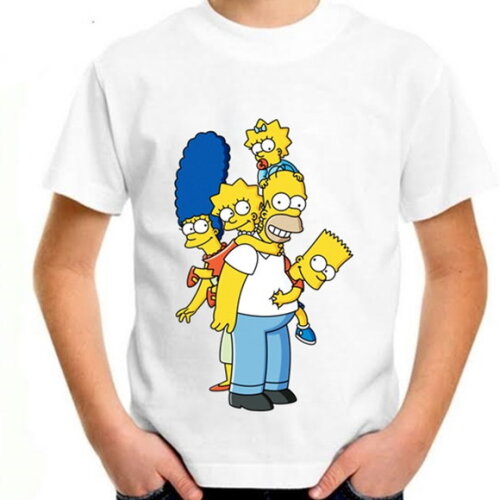 Camisa Infantil Familia Simpson