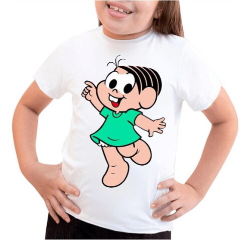 Camisa Infantil para Menina Monica
