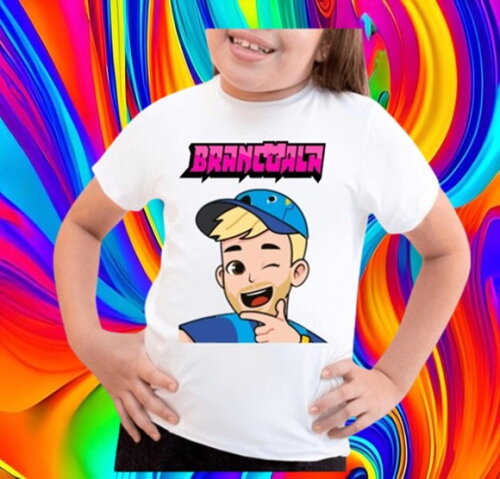 Camisa Infantil para Meninas Brancoala