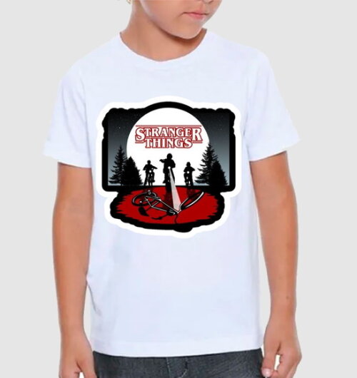 Camisa Infantil para Meninos Stranger Things
