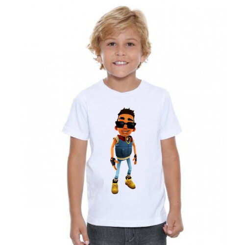 Camisa Infantil Subway Surfers Presente