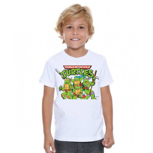 Camisa Infantil Tartaruga Ninja Promoção