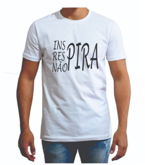 Camisa Masculina Basica Frase Engraçada