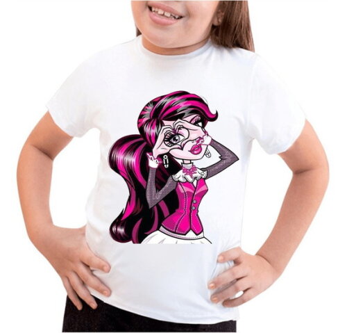 Camisa Monster High Colocamos Nome da Criança