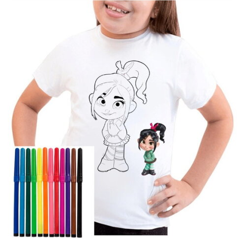 Camisa para Colorir Brindes e Diversão
