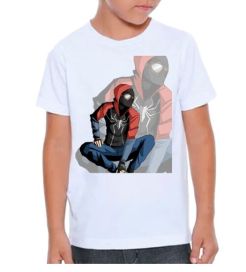 Camisa para Meninos do Homem Aranha