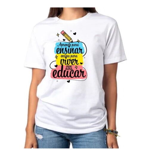 Camisa para Professora Presente
