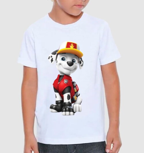 Camisa Patrulha Canina Inserimo Nome da Criança