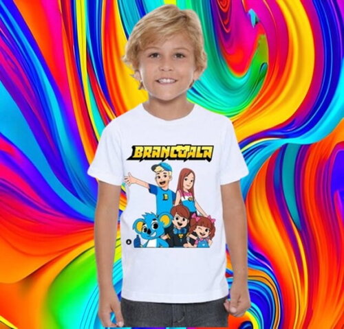 Camisa Youtuber Brancoala e Familia